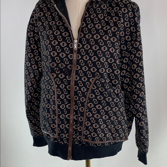 Maje Trame Zip Sweatshirt, Maje Size 0 - Picture 8 of 10